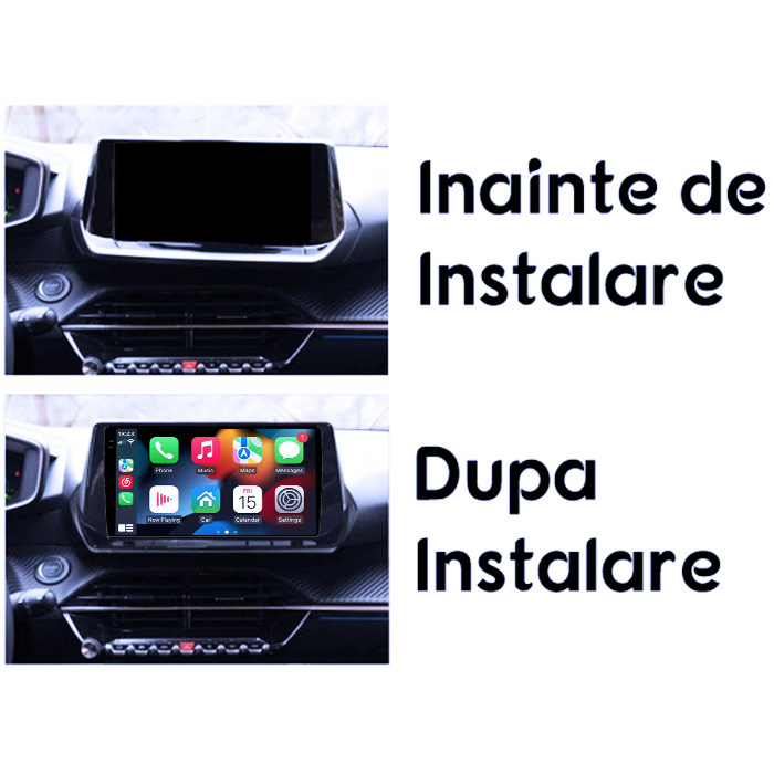 Navigatie dedicata Peugeot 208/2008 2019+, 8GB RAM 128GB ROM, Octacore, Platforma 7862, Android 14, Display QLED 9" 2K, Suporta camera 360", DSP, Carplay&Android Auto [2]