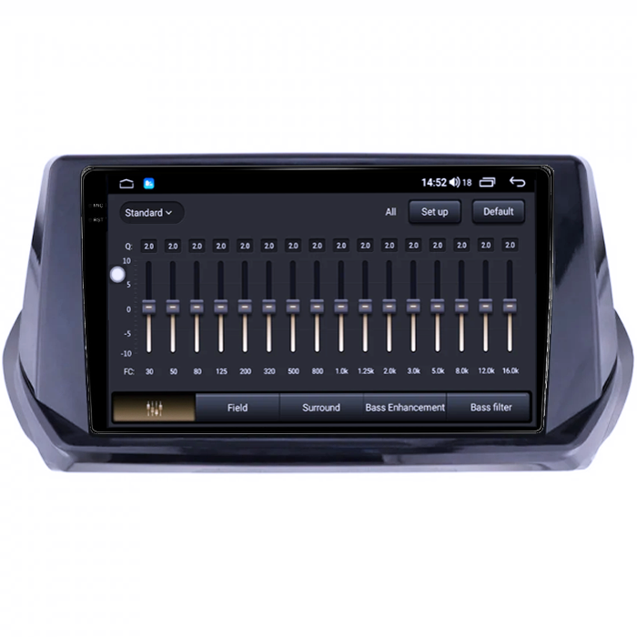 Navigatie dedicata Peugeot 208/2008 2019+, 8GB RAM 128GB ROM, Octacore, Platforma 7862, Android 14, Display QLED 9" 2K, Suporta camera 360", DSP, Carplay&Android Auto [3]