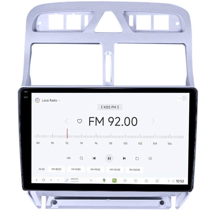 Navigatie dedicata Peugeot Peugeot 307 2000-2013, DUDU3, 4GB RAM 64GB ROM, Octacore, Platforma 8581, Android, Display QLED 9", DSP, Carplay&AndroidAuto [4]