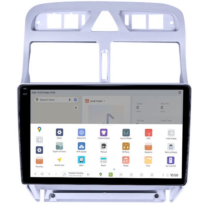 Navigatie dedicata Peugeot Peugeot 307 2000-2013, DUDU3, 4GB RAM 64GB ROM, Octacore, Platforma 8581, Android, Display QLED 9", DSP, Carplay&AndroidAuto [3]