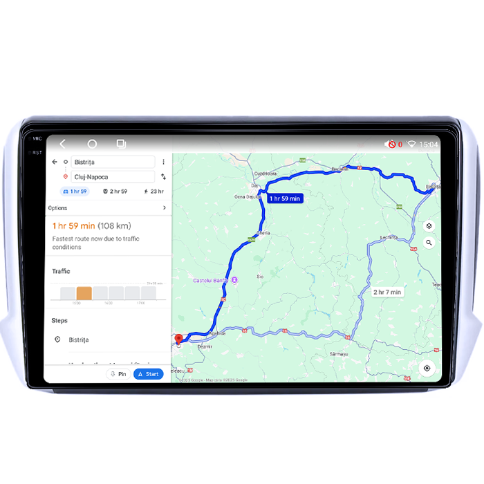 Navigatie dedicata Peugeot 208, 4GB RAM 32GB ROM, Octacore, Android 14, Display QLED 1K 10", DSP, Carplay&Android Auto, SIM 4G, Bluetooth, Ventilator Activ [4]