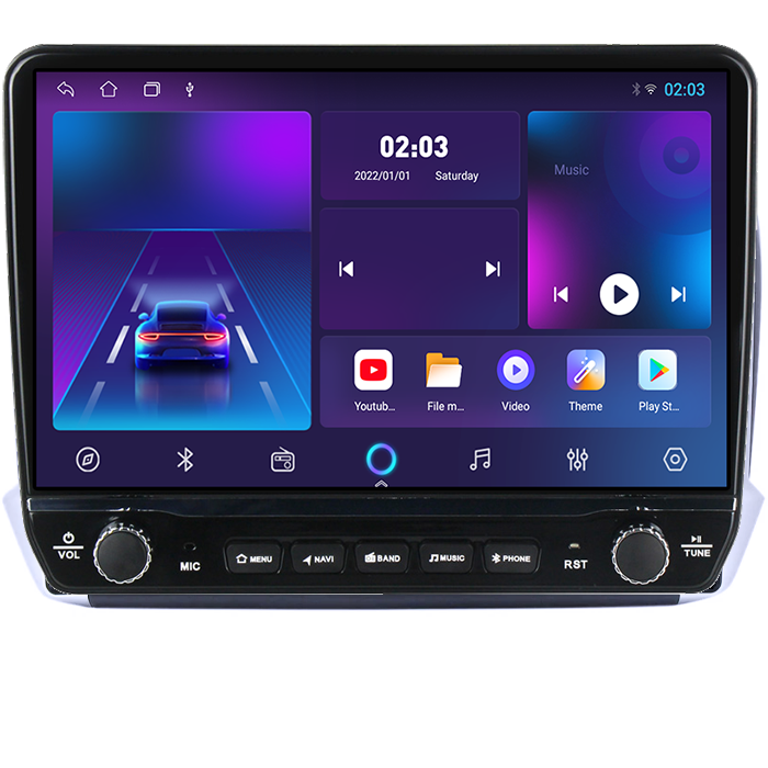 Navigatie dedicata Peugeot 208/2008 2012-2020 Tesla cu butoane rotative model 2024, 4GB RAM 64GB ROM, Procesor Quadcore, Android 14, Display QLED 10", DSP, Carplay&Android Auto [6]