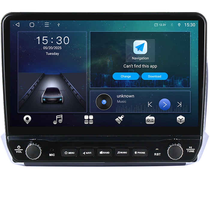 Navigatie dedicata Peugeot 208/2008 2012-2020 Tesla cu butoane rotative model 2024, 4GB RAM 64GB ROM, Procesor Quadcore, Android 14, Display QLED 10", DSP, Carplay&Android Auto [7]