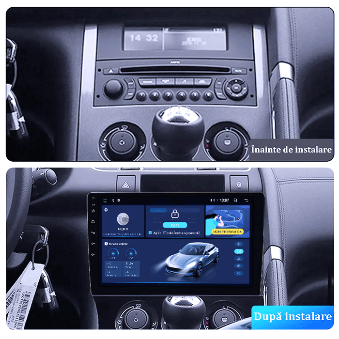 Navigatie dedicata Peugeot 3008 2009-2015, 4GB RAM 64GB ROM, Octacore, Android 14, Display QLED 1K 9", Carplay&Android Auto, SIM 4G, Ventilator Activ [5]