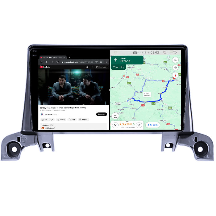 Navigatie dedicata Peugeot 3008 2017-2020, 4GB RAM 64GB ROM, Quad Core, Display 9" QLED 1K, Carplay&Android Auto, Android 14, Suport Camere AHD [4]