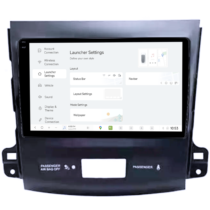 Navigatie dedicata Peugeot 4007 2007-2012, DUDU3, 4GB RAM 64GB ROM, Octacore, Platforma 8581, Android, Display QLED 9", DSP, Carplay&AndroidAuto [5]