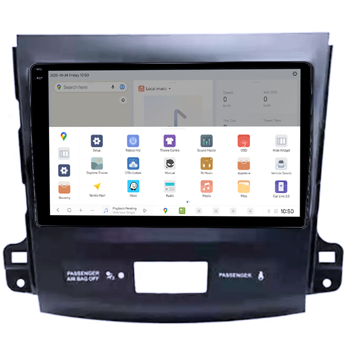 Navigatie dedicata Peugeot 4007 2007-2012, DUDU3, 4GB RAM 64GB ROM, Octacore, Platforma 8581, Android, Display QLED 9", DSP, Carplay&AndroidAuto [3]