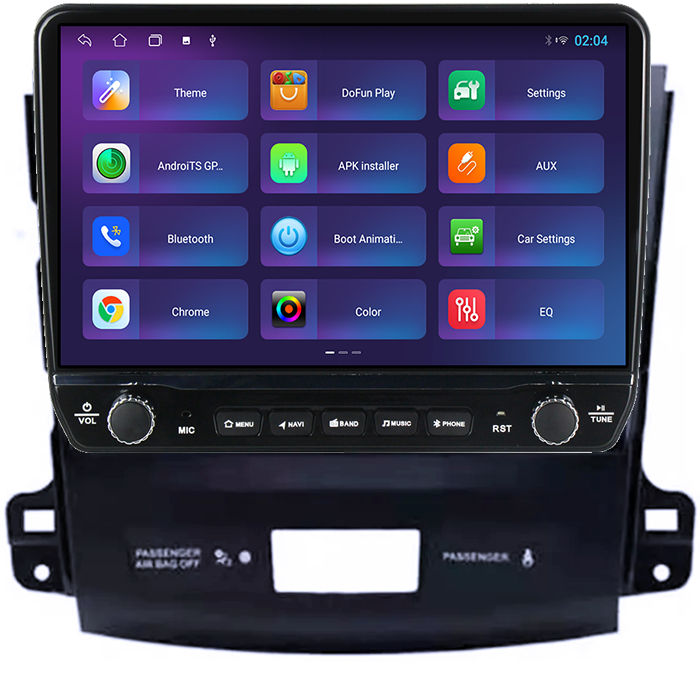 Navigatie dedicata Peugeot 4007 2007-2012 Tesla cu butoane rotative model 2024, 4GB RAM 64GB ROM, Procesor Quadcore, Android 14, Display QLED 10", DSP, Carplay&Android Auto [5]