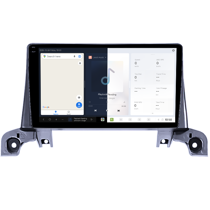 Navigatie dedicata Peugeot 3008 2017-2020, DUDU3, 4GB RAM 64GB ROM, Octacore, Platforma 8581, Android, Display QLED 9", DSP, Carplay&AndroidAuto [2]