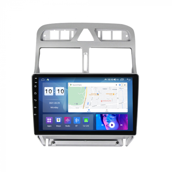 Navigatie dedicata Peugeot 307 2000-2013, 4 GB RAM 32 ROM, Android 13, Display QLED, 9", DSP, Carplay, Android Auto, Internet, Youtube , Waze , WI-FI , USB , Bluetooth [4]