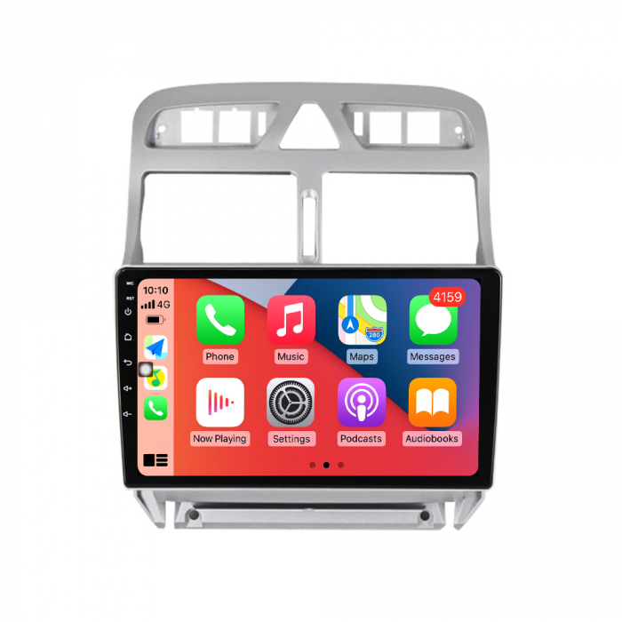 Navigatie dedicata Peugeot 307 2000-2013, 4 GB RAM 32 ROM, Android 13, Display QLED, 9", DSP, Carplay, Android Auto, Internet, Youtube , Waze , WI-FI , USB , Bluetooth [5]