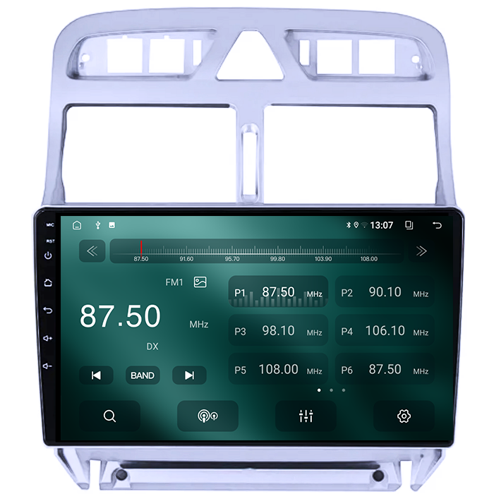 Navigatie dedicata Peugeot 307 2001-2008, 8GB RAM 128GB ROM, Octacore, Platforma TS18, Android 13, Display QLED 9”, Suporta camera 360º, DSP, Carplay&Android Auto, SIM 4G, Ventilator Activ [1]