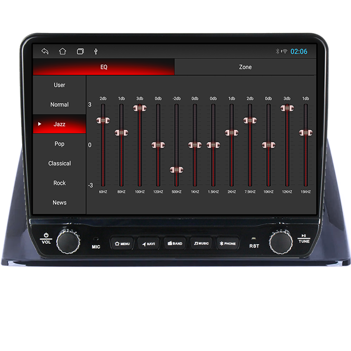Navigatie dedicata Peugeot 308 2016-2018 Tesla cu butoane rotative model 2024, 4GB RAM 64GB ROM, Procesor Quadcore, Android 14, Display QLED 10", DSP, Carplay&Android Auto [2]