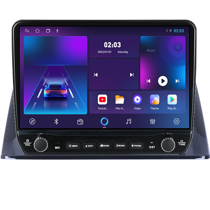 Navigatie dedicata Peugeot 308 2016-2018 Tesla cu butoane rotative model 2024, 4GB RAM 64GB ROM, Procesor Quadcore, Android 14, Display QLED 10", DSP, Carplay&Android Auto [6]