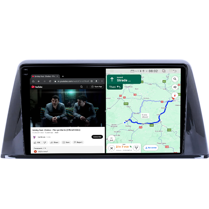 Navigatie dedicata Peugeot 308 2016-2018, 4GB RAM 64GB ROM, Quad Core, Display 9" QLED 1K, Carplay, Android 14, Bluetooth, Magazin Play, Suport Camere AHD [4]