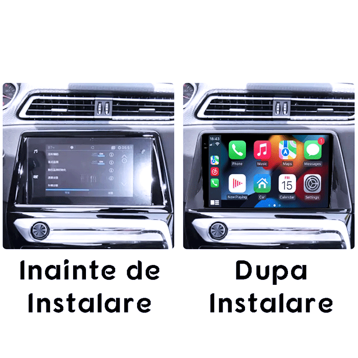 Navigatie dedicata Peugeot 308 2016-2018, 8GB RAM 128GB ROM, Octacore, Platforma TS18, Android 14, Display QLED 9", Suporta camera 360", DSP, Carplay&Android Auto, SIM 4G, Ventilator Activ [6]