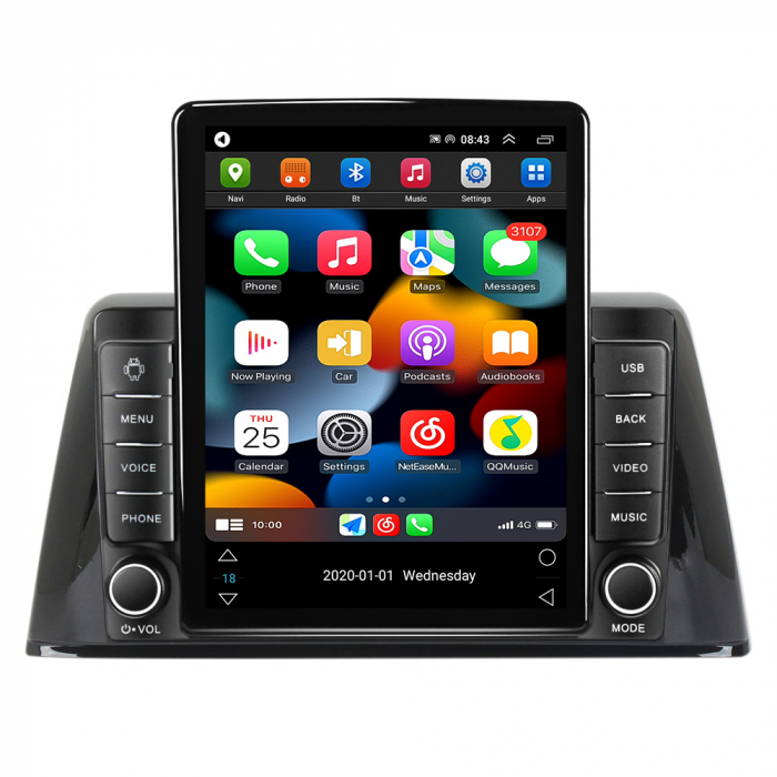 Navigatie dedicata Peugeot 308 2016-2018 ,Tesla Style, ANDROID 13,Carplay&Android Auto, 10 inch , 8+128GB, Internet, Aplicatii, Waze, GPS [2]