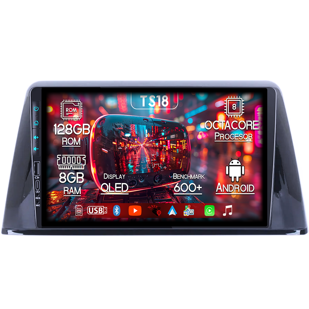 Navigatie dedicata Peugeot 308 2016-2018, USB&Butoane fizice frontale, Platforma TS18, 9 Inch, 8GB RAM 128GB ROM, Octacore, Android 14, Android Auto&Carplay [1]