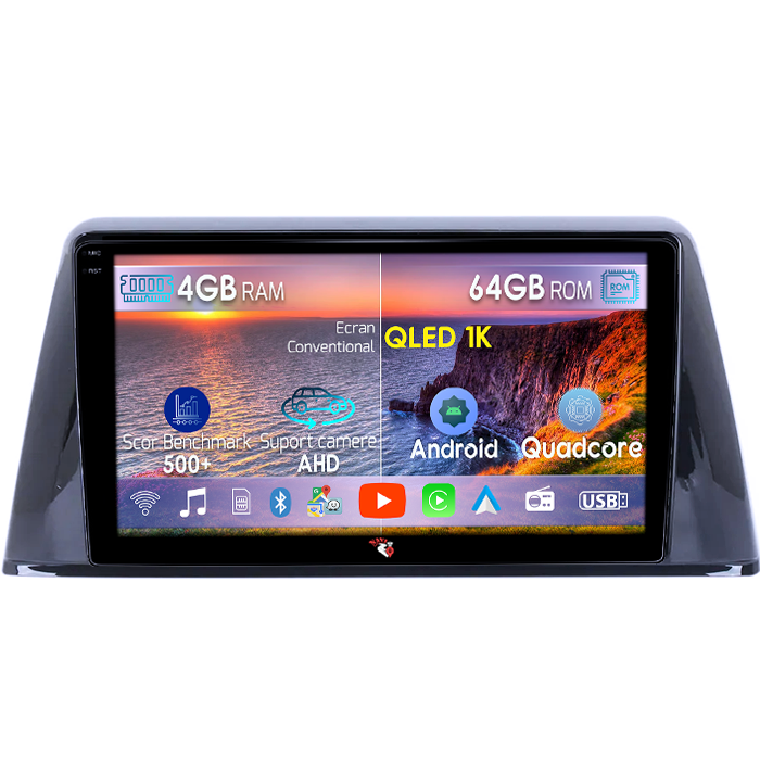 Navigatie dedicata Peugeot 308 2016+, 4GB RAM 64GB ROM, Octacore, Android 14, Display QLED 1K 10", Carplay&Android Auto, SIM 4G, Ventilator Activ [1]
