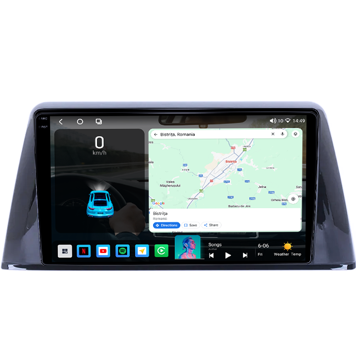 Navigatie dedicata Peugeot 308 2016+, 4GB RAM 64GB ROM, Octacore, Android 14, Display QLED 1K 10", Carplay&Android Auto, SIM 4G, Ventilator Activ [2]