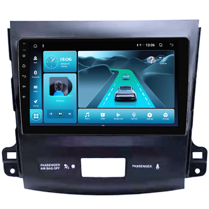 Navigatie dedicata Peugeot 4007 2007-2012, 4GB RAM 32GB ROM, Octacore, Android 14, Display QLED 9", DSP, Carplay&Android Auto, SIM 4G, Bluetooth, Ventilator Activ [2]