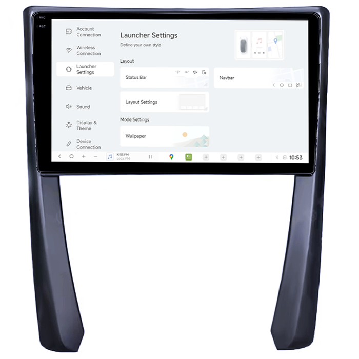 Navigatie dedicata Porsche 911, DUDU3, 4GB RAM 64GB ROM, Octacore, Platforma 8581, Android, Display QLED 9", DSP, Carplay&AndroidAuto [5]