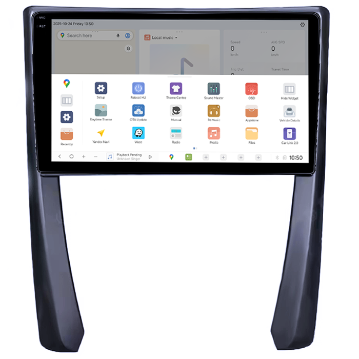 Navigatie dedicata Porsche 911, DUDU3, 4GB RAM 64GB ROM, Octacore, Platforma 8581, Android, Display QLED 9", DSP, Carplay&AndroidAuto [3]