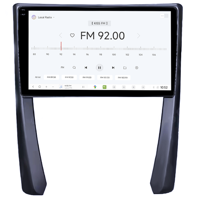 Navigatie dedicata Porsche 911, DUDU3, 4GB RAM 64GB ROM, Octacore, Platforma 8581, Android, Display QLED 9", DSP, Carplay&AndroidAuto [4]