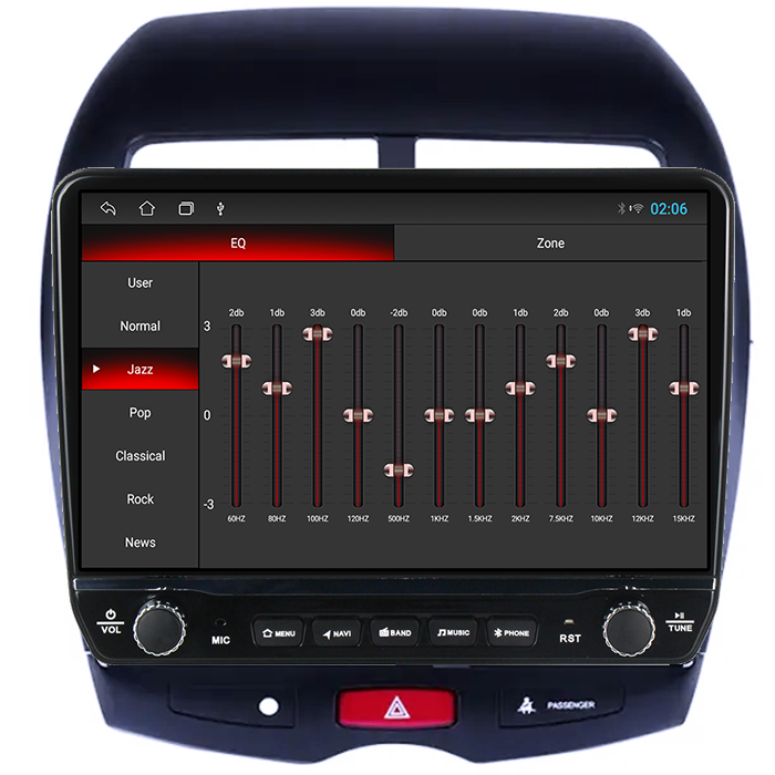 Navigatie dedicata Peugeot 4008 Tesla cu butoane rotative model 2024, 4GB RAM 64GB ROM, Procesor Quadcore, Android 14, Display QLED 10", DSP, Carplay&Android Auto [2]