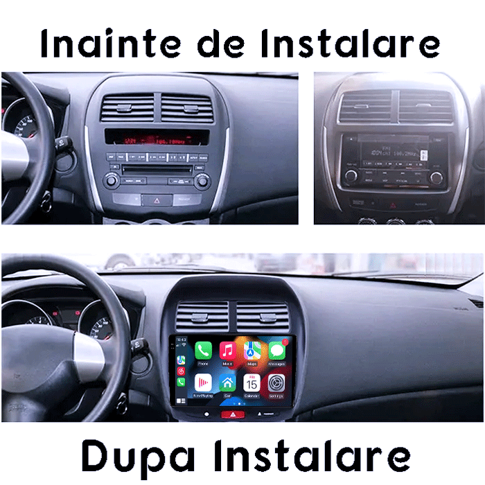 Navigatie dedicata Peugeot 4008, 4GB RAM 64GB ROM, Procesor Qualcomm Octacore, Android 14, Rezolutie 2K, Display QLED 9", DSP, Carplay&Android Auto, SIM 4G [5]
