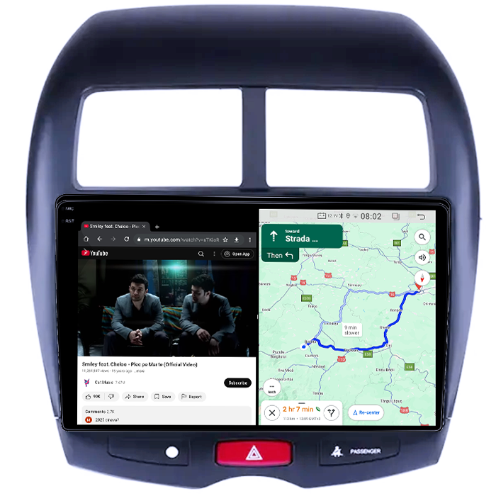 Navigatie dedicata Peugeot 4008, 4GB RAM 64GB ROM, Quad Core, Display 9" QLED 1K, Carplay, Android 14, Bluetooth, Magazin Play, Suport Camere AHD [2]