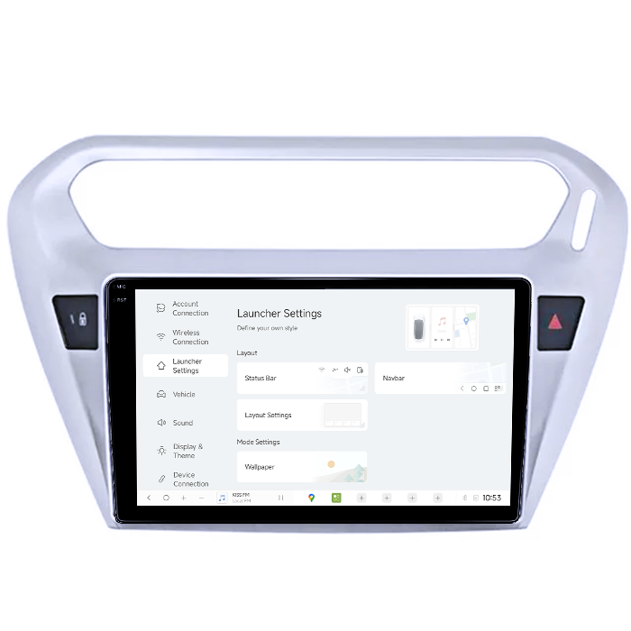 Navigatie dedicata Peugeot 301 2013-2016C-Elysee 2012 DUDU3, 4GB RAM 64GB ROM, Octacore, Platforma 8581, Android, Display QLED 9", DSP, Carplay&AndroidAuto [5]