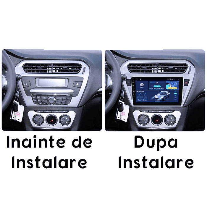 Navigatie dedicata Peugeot 301 2013-2016C-Elysee 2012 DUDU3, 4GB RAM 64GB ROM, Octacore, Platforma 8581, Android, Display QLED 9", DSP, Carplay&AndroidAuto [6]