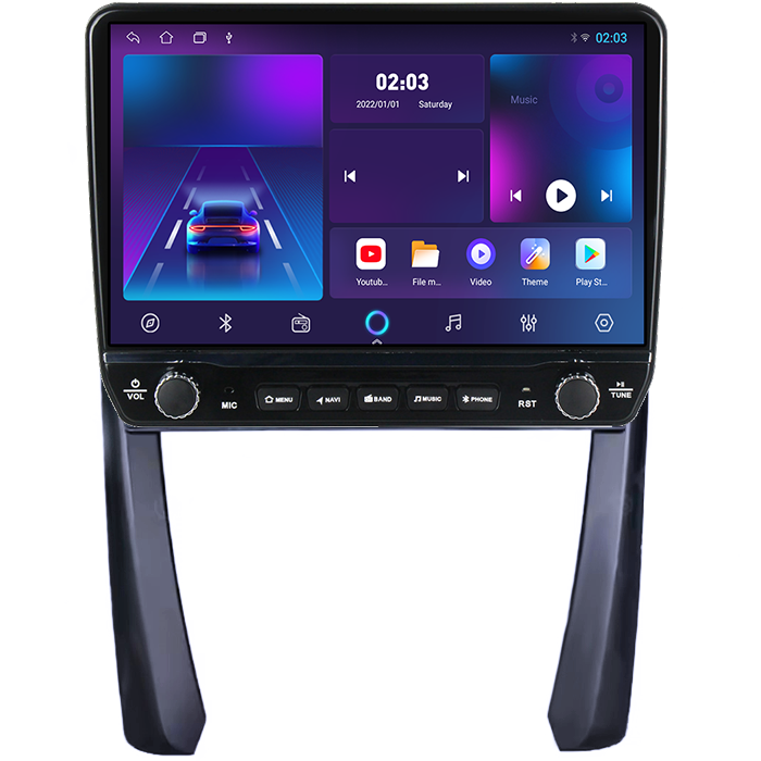 Navigatie dedicata Porsche 911 2005-2013 Tesla cu butoane rotative model 2024, 4GB RAM 64GB ROM, Procesor Quadcore, Android 14, Display QLED 10", DSP, Carplay&Android Auto [5]