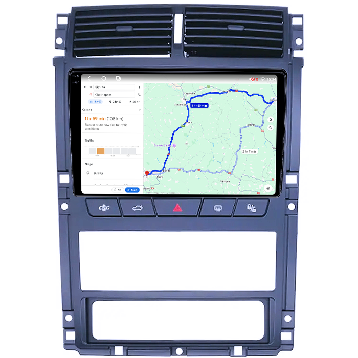 Navigatie dedicata Peugeot 405 2010-2019, 4GB RAM 64GB ROM, Octacore, Android 14, Display QLED 1K 9", Carplay&Android Auto, SIM 4G, Ventilator Activ [4]