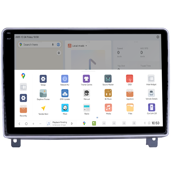 Navigatie dedicata Peugeot 407 2004-2011, DUDU3, 4GB RAM 64GB ROM, Octacore, Platforma 8581, Android, Display QLED 9", DSP, Carplay&AndroidAuto [3]