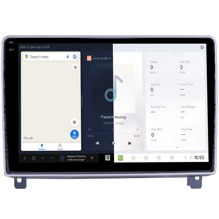 Navigatie dedicata Peugeot 407 2004-2011, DUDU3, 4GB RAM 64GB ROM, Octacore, Platforma 8581, Android, Display QLED 9", DSP, Carplay&AndroidAuto [2]