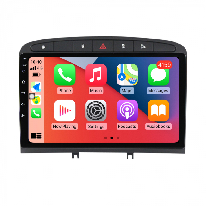 Navigatie dedicata Peugeot 408 2008-2020, 4 GB RAM 32 ROM, Android 13, Display QLED, 9", DSP, Carplay, Android Auto, Internet, Youtube , Waze , WI-FI , USB , Bluetooth [4]