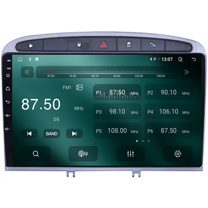 Navigatie dedicata Peugeot 408 2008-2020, black, 8GB RAM 128GB ROM, Octacore, Platforma TS18, Android 13, Display QLED 9”, Suporta camera 360º, DSP, Carplay&Android Auto, SIM 4G, Ventilator Activ [1]