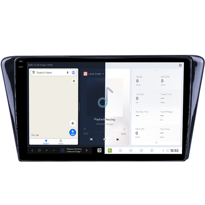 Navigatie dedicata Peugeot 408 2014-2018, DUDU3, 4GB RAM 64GB ROM, Octacore, Platforma 8581, Android, Display QLED 9", DSP, Carplay&AndroidAuto [2]