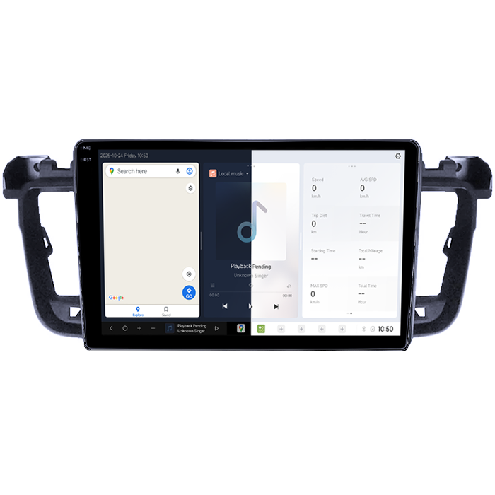 Navigatie dedicata Peugeot 508 2010-2018, DUDU3, 4GB RAM 64GB ROM, Octacore, Platforma 8581, Android, Display QLED 9", DSP, Carplay&AndroidAuto [2]