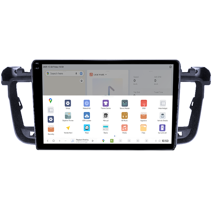 Navigatie dedicata Peugeot 508 2010-2018, DUDU3, 4GB RAM 64GB ROM, Octacore, Platforma 8581, Android, Display QLED 9", DSP, Carplay&AndroidAuto [3]
