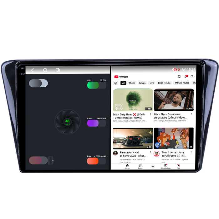 Navigatie dedicata Peugeot 408 2014+, 4GB RAM 64GB ROM, Octacore, Android 14, Display QLED 1K 10", Carplay&Android Auto, SIM 4G, Ventilator Activ [3]