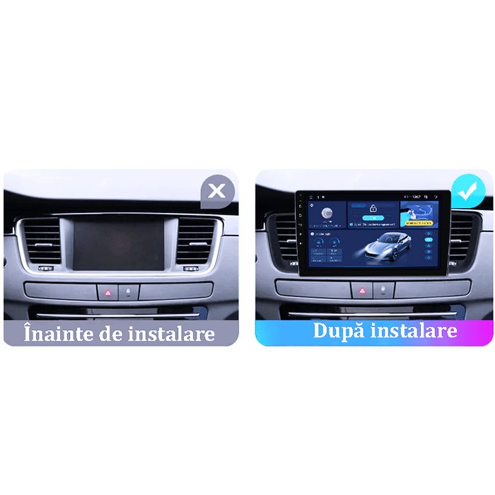 Navigatie dedicata Peugeot 508 2010-2018, 4GB RAM 64GB ROM, Octacore, Android 14, Display QLED 1K 9", Carplay&Android Auto, SIM 4G, Ventilator Activ [5]