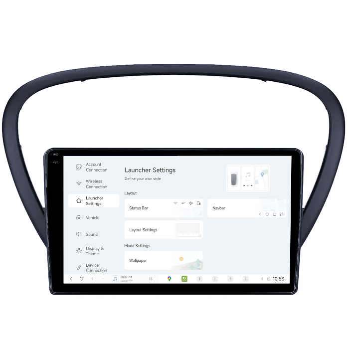 Navigatie dedicata Peugeot 607 2004-2010, DUDU3, 4GB RAM 64GB ROM, Octacore, Platforma 8581, Android, Display QLED 9", DSP, Carplay&AndroidAuto [5]
