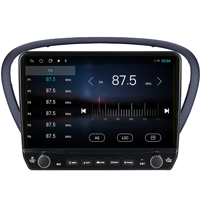 Navigatie dedicata Peugeot 607 2004-2010 Tesla cu butoane rotative model 2024, 4GB RAM 64GB ROM, Procesor Quadcore, Android 14, Display QLED 10", DSP, Carplay&Android Auto [4]
