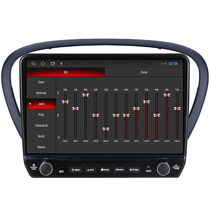 Navigatie dedicata Peugeot 607 2004-2010 Tesla cu butoane rotative model 2024, 4GB RAM 64GB ROM, Procesor Quadcore, Android 14, Display QLED 10", DSP, Carplay&Android Auto [3]