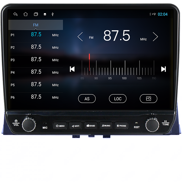 Navigatie dedicata Peugeot Partner 2018+ Tesla cu butoane rotative model 2024, 4GB RAM 64GB ROM, Procesor Quadcore, Android 14, Display QLED 10", DSP, Carplay&Android Auto [3]