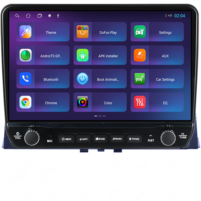 Navigatie dedicata Peugeot Partner 2018+ Tesla cu butoane rotative model 2024, 4GB RAM 64GB ROM, Procesor Quadcore, Android 14, Display QLED 10", DSP, Carplay&Android Auto [4]