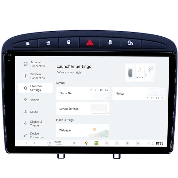 Navigatie dedicata Peugeot 308/408 2008-2013, DUDU3, 4GB RAM 64GB ROM, Octacore, Platforma 8581, Android, Display QLED 9", DSP, Carplay&AndroidAuto [5]